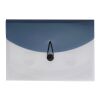 Pochette format A4 en PP bleu clair