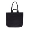 Sac shopping en coton recyclé Bennett noir