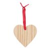Décoration de Noël en bois Cœur marron | sans marquage | non disponible | non disponible