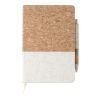 Carnet A5 avec couverture en liège. marron | sans marquage | non disponible | non disponible