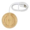 Chargeur à induction en bambou marron clair | sans marquage | non disponible | non disponible