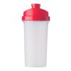 Shaker gradué en plastique rouge