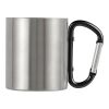 Mug double paroi 185 ml en acier inoxydable noir | sans marquage | non disponible | non disponible