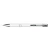 Stylo bille en métal blanc | sans marquage | non disponible | non disponible