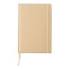 Carnet A5 en carton recyclé Gianni beige | sans marquage | non disponible | non disponible