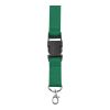 Lanyard en polyester vert | sans marquage | non disponible | non disponible