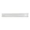 Eventail en papier et plastique blanc