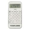 Calculatrice de poche en plastique.  blanc | sans marquage | non disponible | non disponible