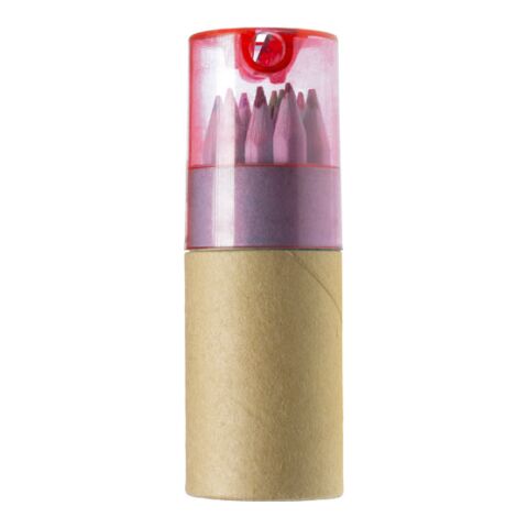 Tube cartonné de 12 crayons