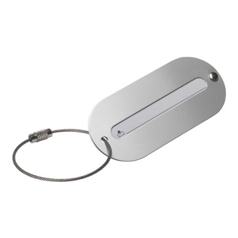 Etiquette de valise en aluminium