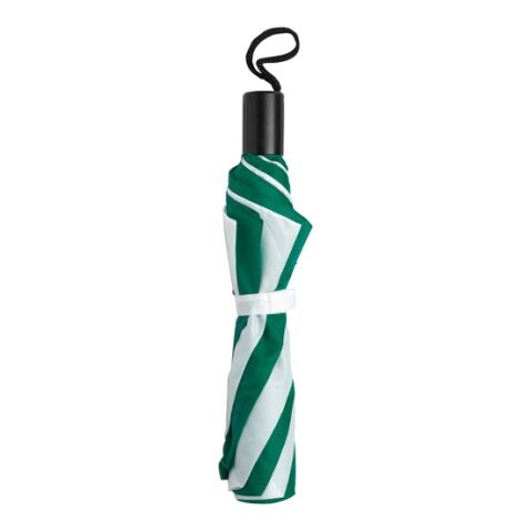 Parapluie pliable en polyester vert-blanc | Sans marquage | non disponible | non disponible
