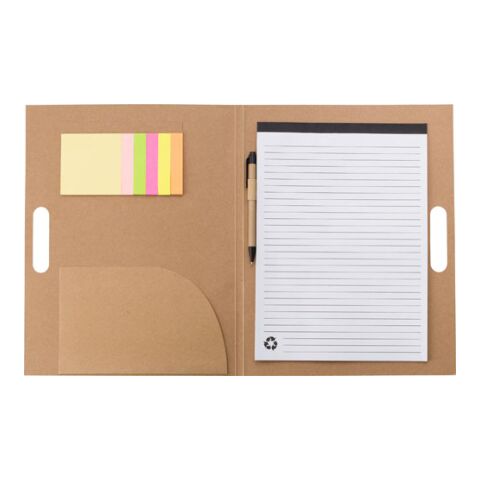 Conférencier en carton livré avec bloc-notes