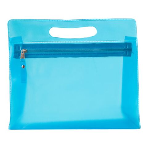 Pochette pour cosmétique en PVC translucide avec zip.