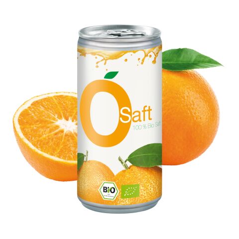200 ml Jus d&#039;orange (bio produit), cannette - Eco Label
