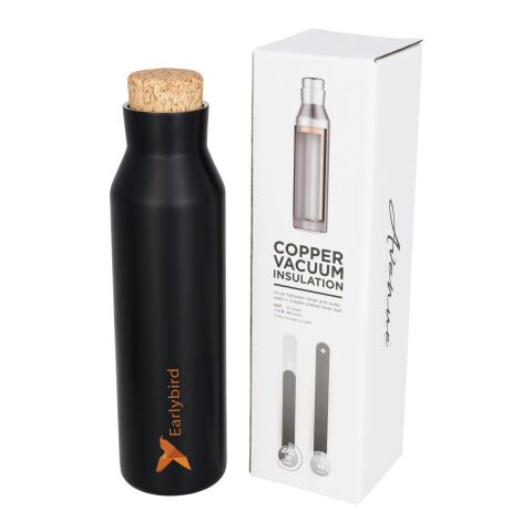 Bouteille isotherme sous vide cuivrée Norse avec bouchon Standard | noir | sans marquage | non disponible | non disponible