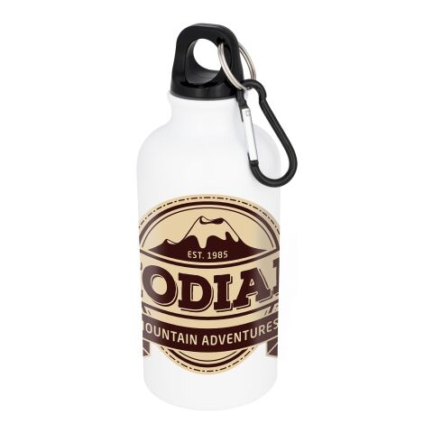 Bouteille Oregon avec sublimation - 400 ml Standard | Blanc | sans marquage | non disponible | non disponible