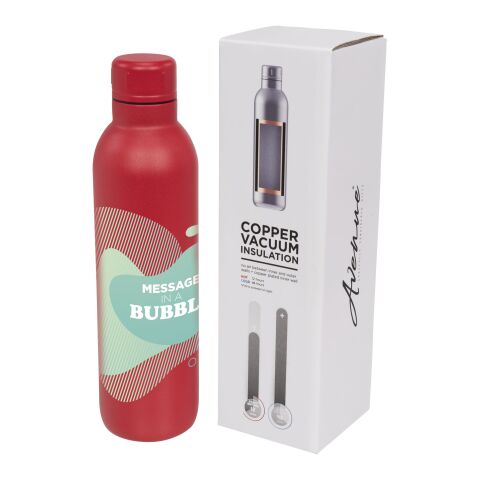 Bouteille Thor avec isolation cuivre - 510 ml Standard | Rouge | sans marquage | non disponible | non disponible
