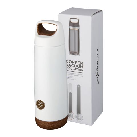 Bouteille isotherme avec revêtement en cuivre - 600 ml Standard | Blanc | sans marquage | non disponible | non disponible
