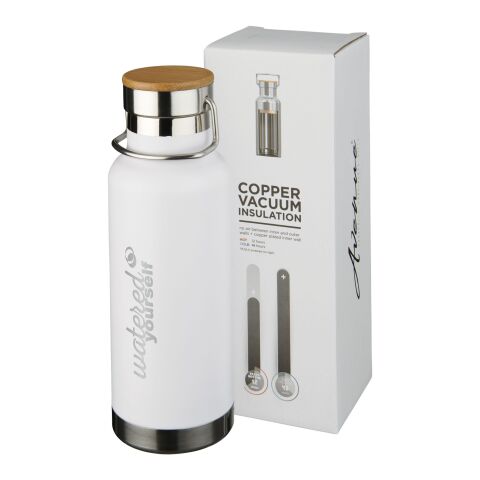 Bouteille isotherme avec bouchon en bois - 480 ml