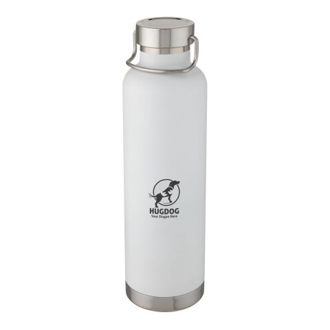 Bouteille de sport Thor de 1 L avec isolation par le vide et couche de cuivre Standard | Blanc | sans marquage | non disponible | non disponible