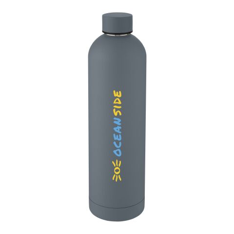 Bouteille isotherme Spring de 1 L avec isolation par le vide et couche de cuivre Standard | Gris foncé | sans marquage | non disponible | non disponible