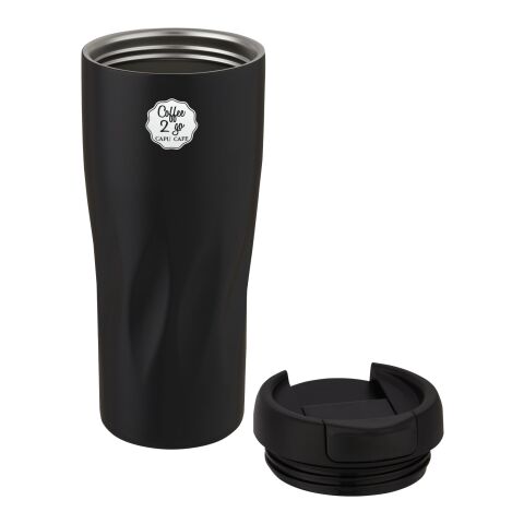 Gobelet Waves avec isolation par le vide et couche de cuivre de 450 ml Standard | Noir | sans marquage | non disponible | non disponible
