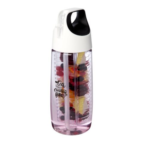 Bouteille de sport HydroFruit de 700 ml en plastique recyclé avec couvercle à bascule et infuseur