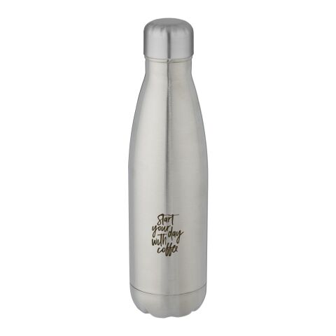 Bouteille isotherme sous vide Cove de 500 ml en cuivre et acier inoxydable recyclé certifié RCS Standard | Argent | sans marquage | non disponible | non disponible