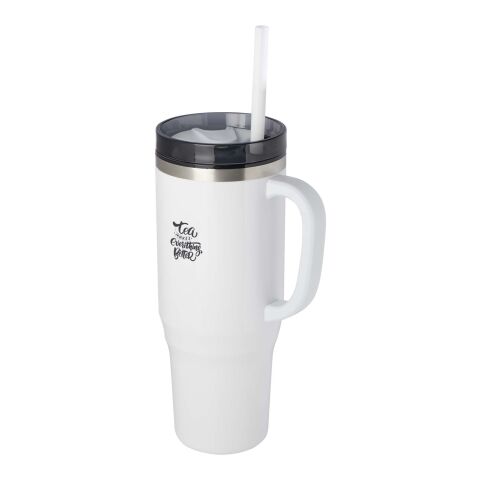 Mug isotherme Melbourne 1200 ml certifié RCS avec paille