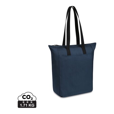 Sac tote avec fermeture à zip en rPET AWARE™ Renew bleu marine | sans marquage | non disponible | non disponible | non disponible