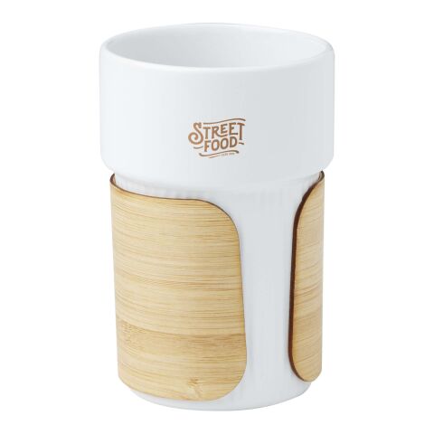 Gobelet Fika de 340 ml avec couvercle en bambou