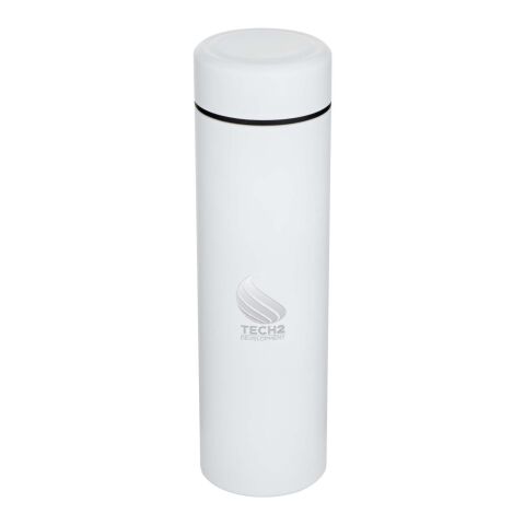 Gourde Taylor en acier inoxydable à double paroi de 450&nbsp;ml avec filtre à thé Standard | Blanc | sans marquage | non disponible | non disponible