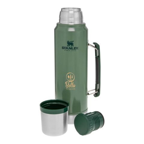 Bouteille Stanley Classic de 1 000 ml Standard | Vert forêt | Tampographie 1 couleur | Capuchon | 25 mm x 40 mm