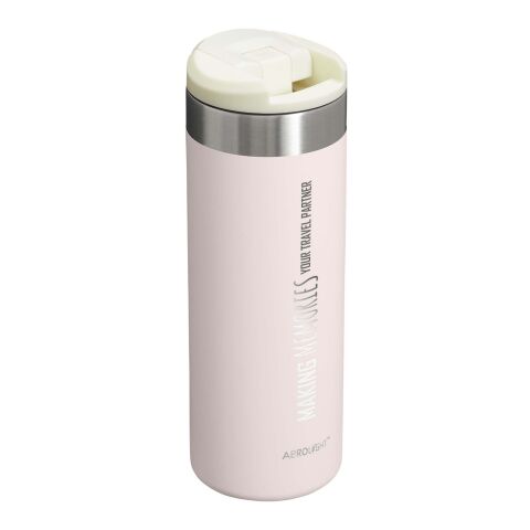 Gobelet de voyage Stanley AeroLight™ de 470 ml Standard | Rose clair | Tampographie 1 couleur | A l&#039;arrière | 30 mm x 70 mm