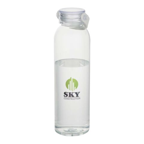 Bouteille d’eau Alti de 630 ml en plastique recyclé certifié RCS Standard | blanc | sans marquage | non disponible | non disponible