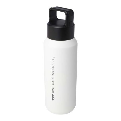 Bouteille avec isolation sous vide Astra de 600 ml en cuivre et acier inoxydable recyclé certifié RCS Standard | blanc | sans marquage | non disponible | non disponible