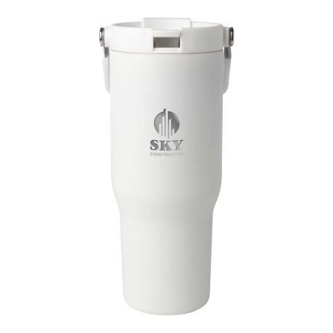 Gobelet avec isolation sous vide Bronx en cuivre et acier inoxydable recyclé certifié RCS Bronx de 900 ml avec couvercle à double fonction Standard | Blanc | sans marquage | non disponible | non disponible