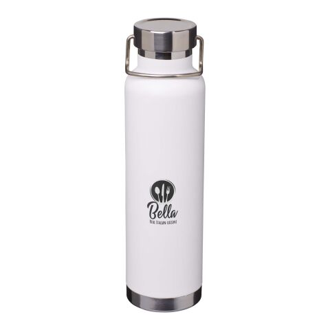 Bouteille avec isolation sous vide Astra de 650 ml en cuivre et acier inoxydable recyclé certifié RCS Standard | blanc | sans marquage | non disponible | non disponible