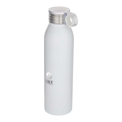Bouteille d’eau Grom de 650 ml en acier inoxydable recyclé certifié RCS Standard | blanc | sans marquage | non disponible | non disponible