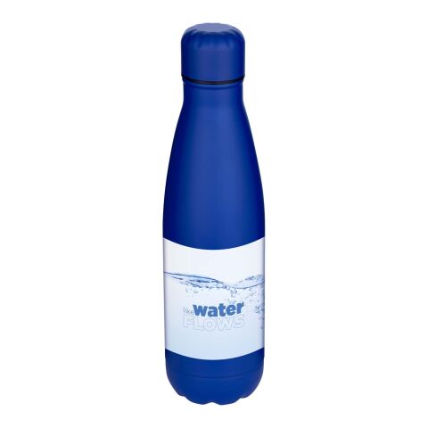 Bouteille d’eau Cove de 750&nbsp;ml en acier inoxydable recyclé certifié RCS à simple paroi Standard | Bleu royal | sans marquage | non disponible | non disponible