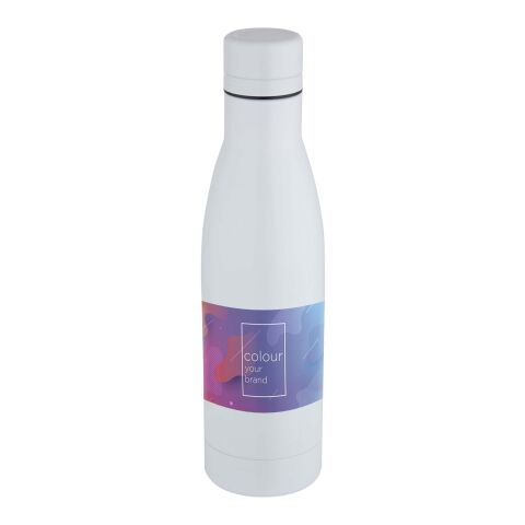Bouteille d’eau Vasa de 500&nbsp;ml en acier inoxydable avec impression par sublimation Standard | Blanc | sans marquage | non disponible | non disponible