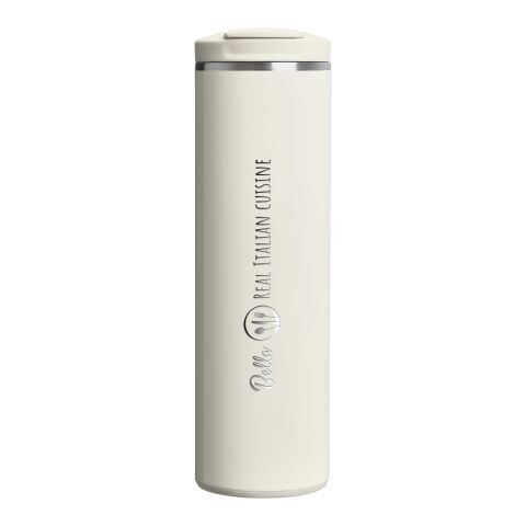 Gobelet de voyage Stanley Transit Fliptop de 470&nbsp;ml Standard | Crème | sans marquage | non disponible | non disponible