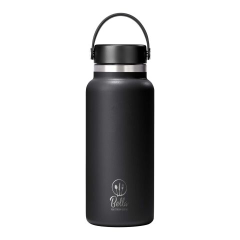 Gourde isotherme en acier inoxydable Hydro Flask à large goulot, 946 ml Noir