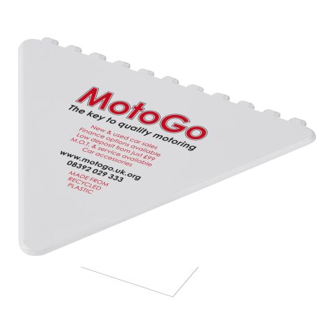 Grattoir à glace triangulaire Frosty 2.0 Blanc | sans marquage | non disponible | non disponible