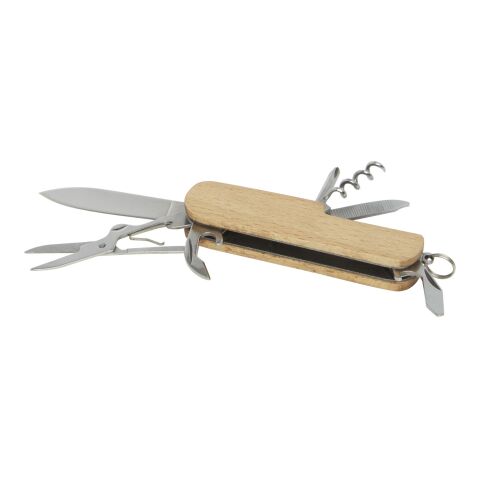 Couteau de poche Richard en bois à 7 fonctions Standard | beige | sans marquage | non disponible | non disponible
