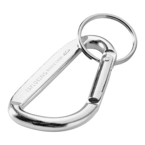 Porte-clés mousqueton Timor en aluminium recyclé