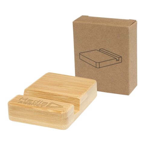Support téléphone Ebla en bambou Standard | Bois | sans marquage | non disponible | non disponible