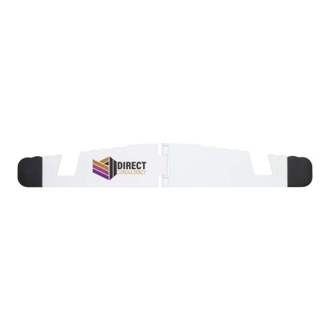 Support pliable Buna pour tablette et téléphone en plastique recyclé Standard | Blanc | sans marquage | non disponible | non disponible
