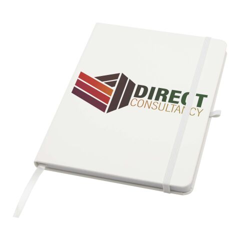 Carnet A5 Teak ligné recyclé à couverture rigide Standard | Blanc | sans marquage | non disponible | non disponible