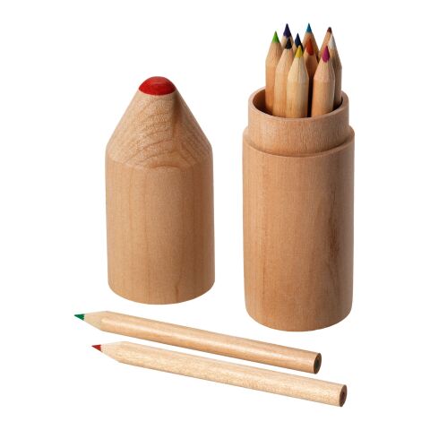 Set de 12 crayons de couleur Standard | Naturel | sans marquage | non disponible | non disponible